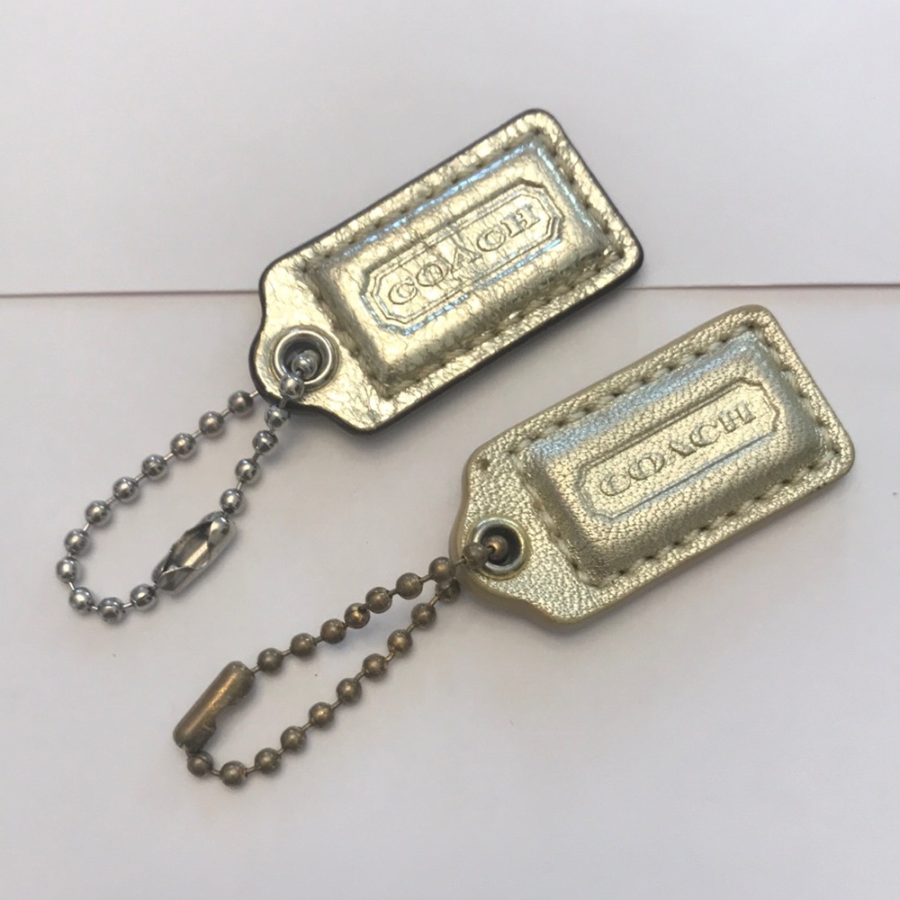 2 Small Coach Hang Tags